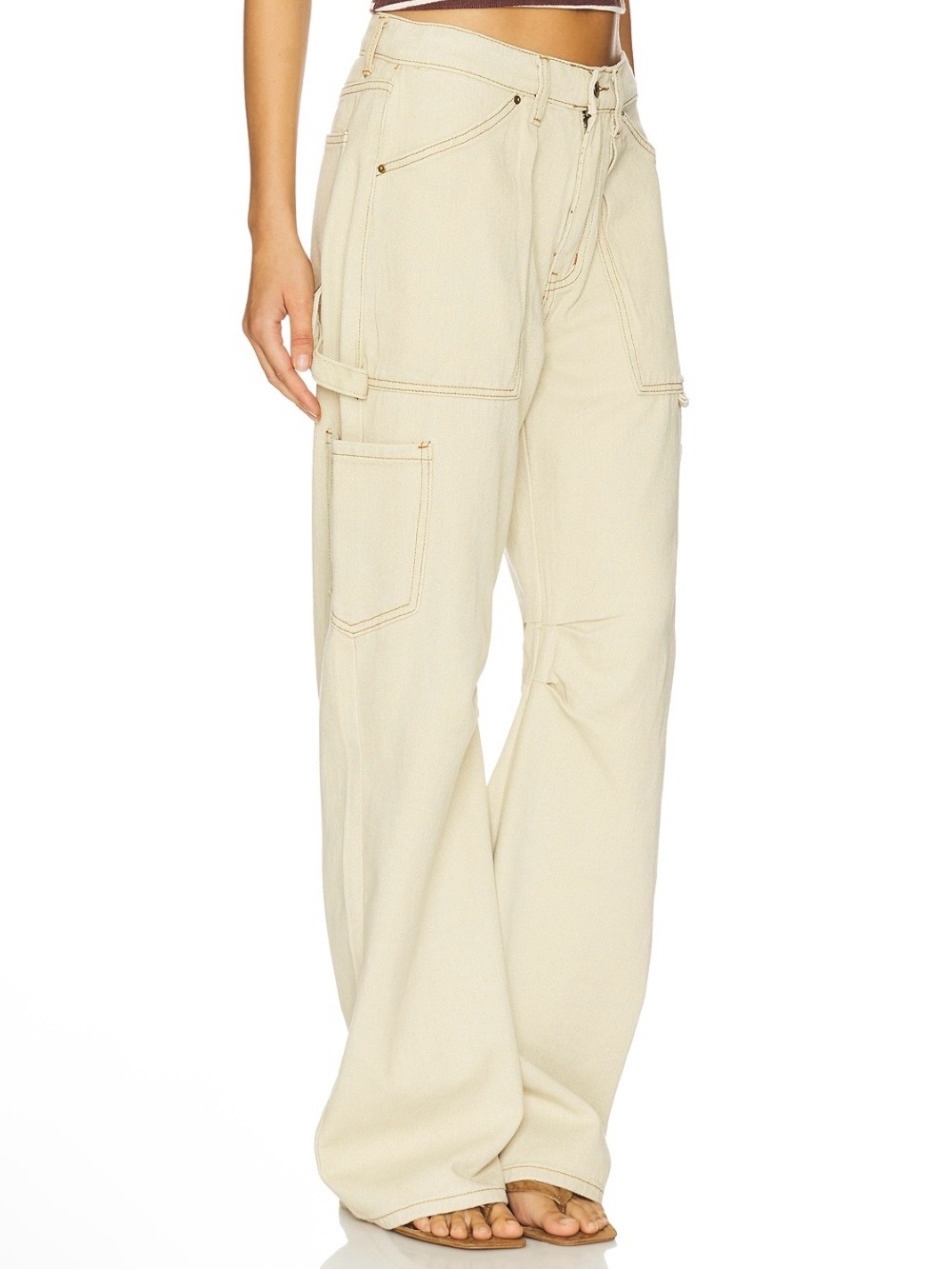 Lioness Wide Leg Cargo Pants // XS NWT - Picture 3 of 8